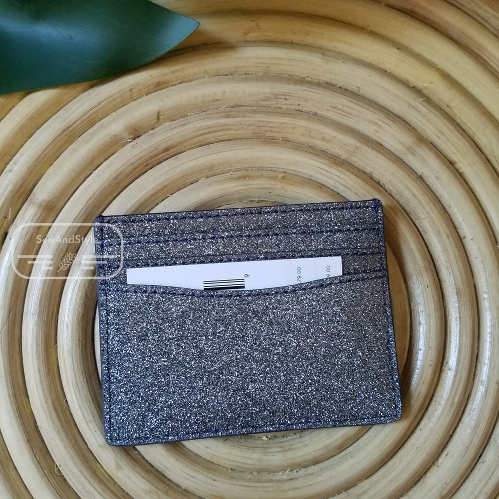 Kate Spade Boxed Small Slim Card Holder Dusk Navy - Picture 8 of 15